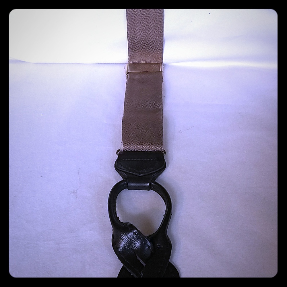 100% Silk Mens Suspenders